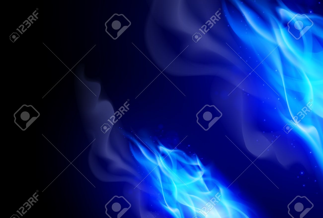 Detail Background Blue Fire Nomer 43