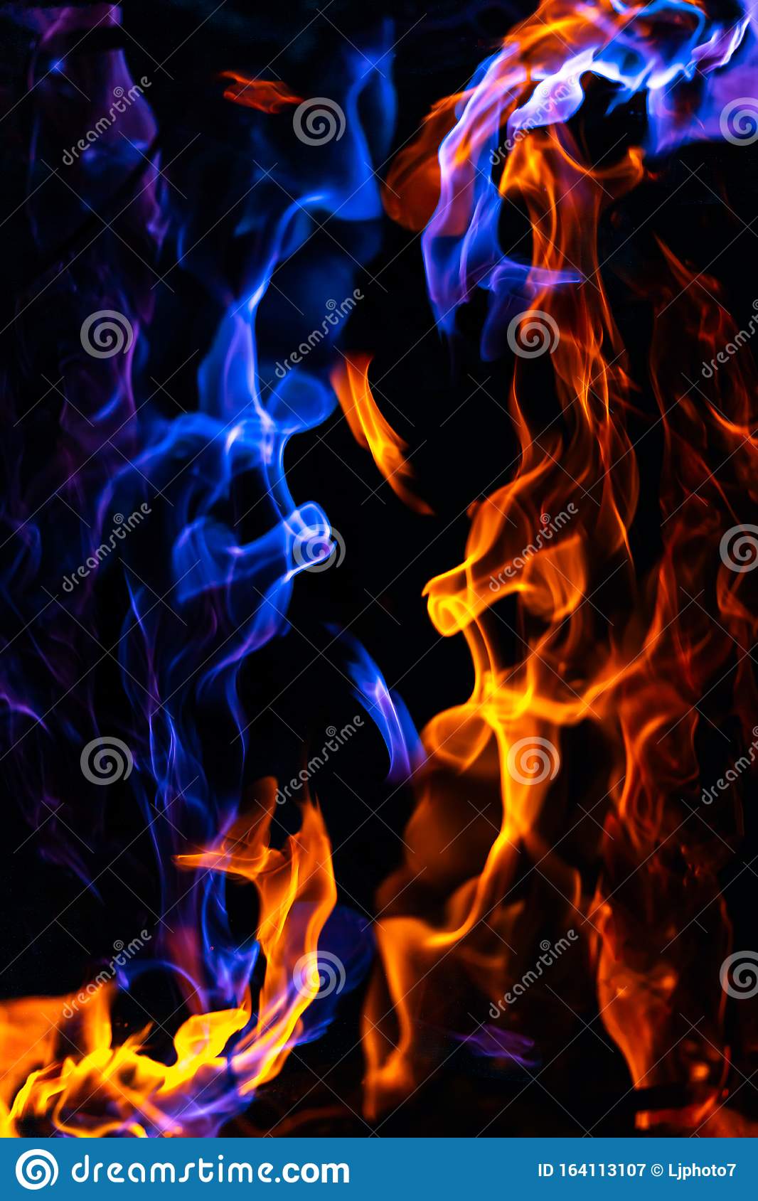 Detail Background Blue Fire Nomer 45