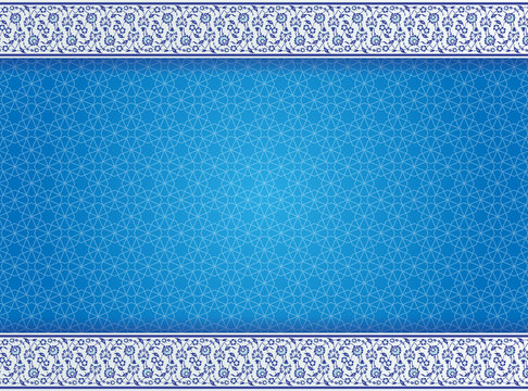 Detail Background Blue Islamic Nomer 19