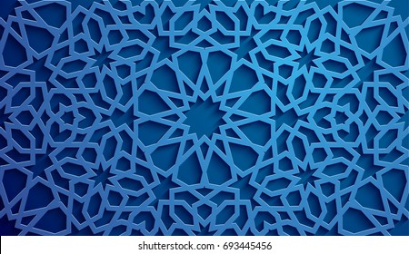 Detail Background Blue Islamic Nomer 4