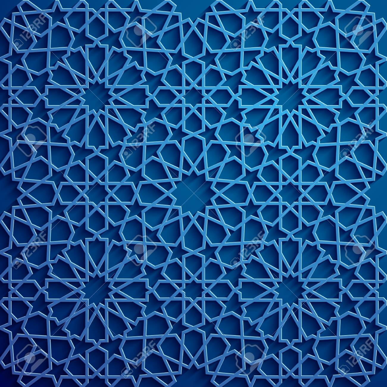 Detail Background Blue Islamic Nomer 34