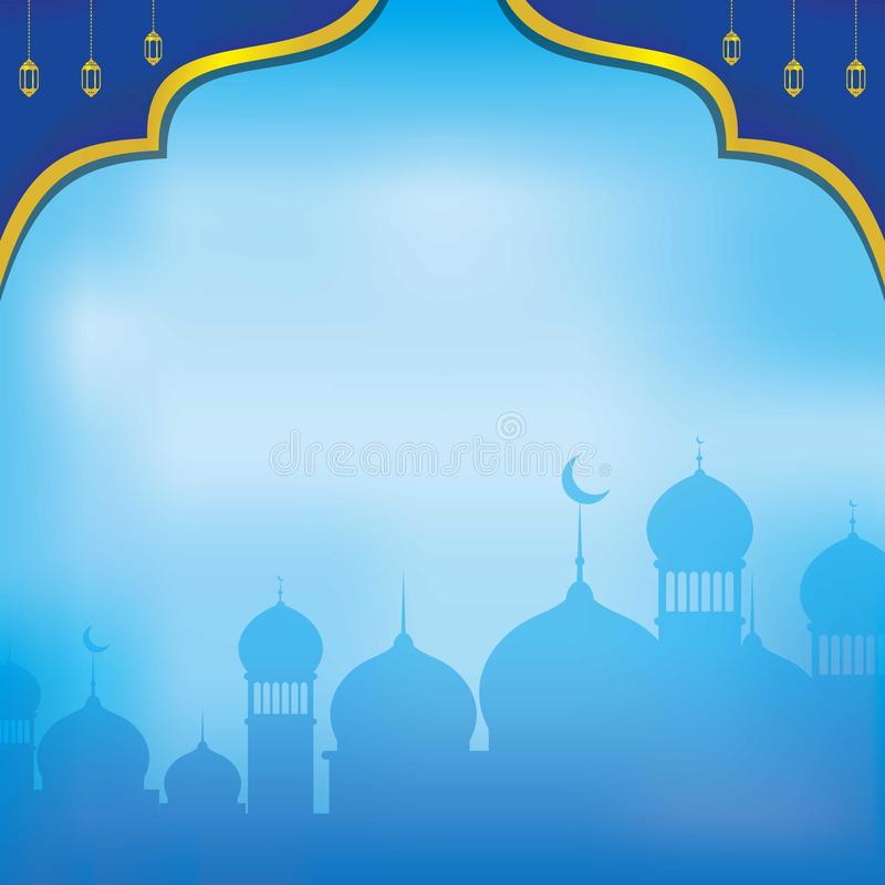 Detail Background Blue Islamic Nomer 5