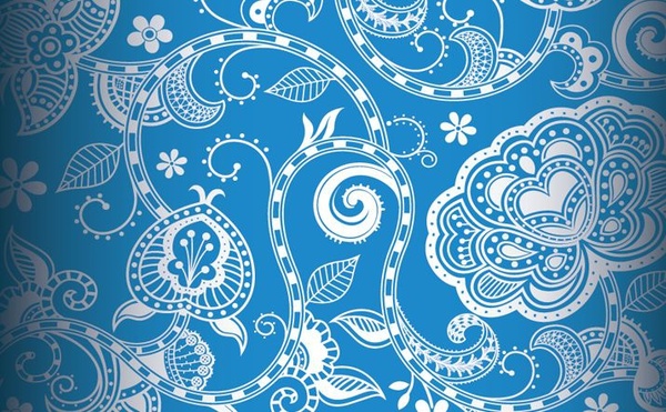 Detail Background Blue Motif Nomer 16