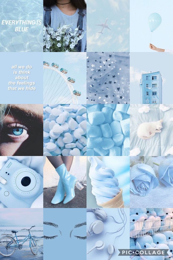 Background Blue Pastel Tumblr - KibrisPDR