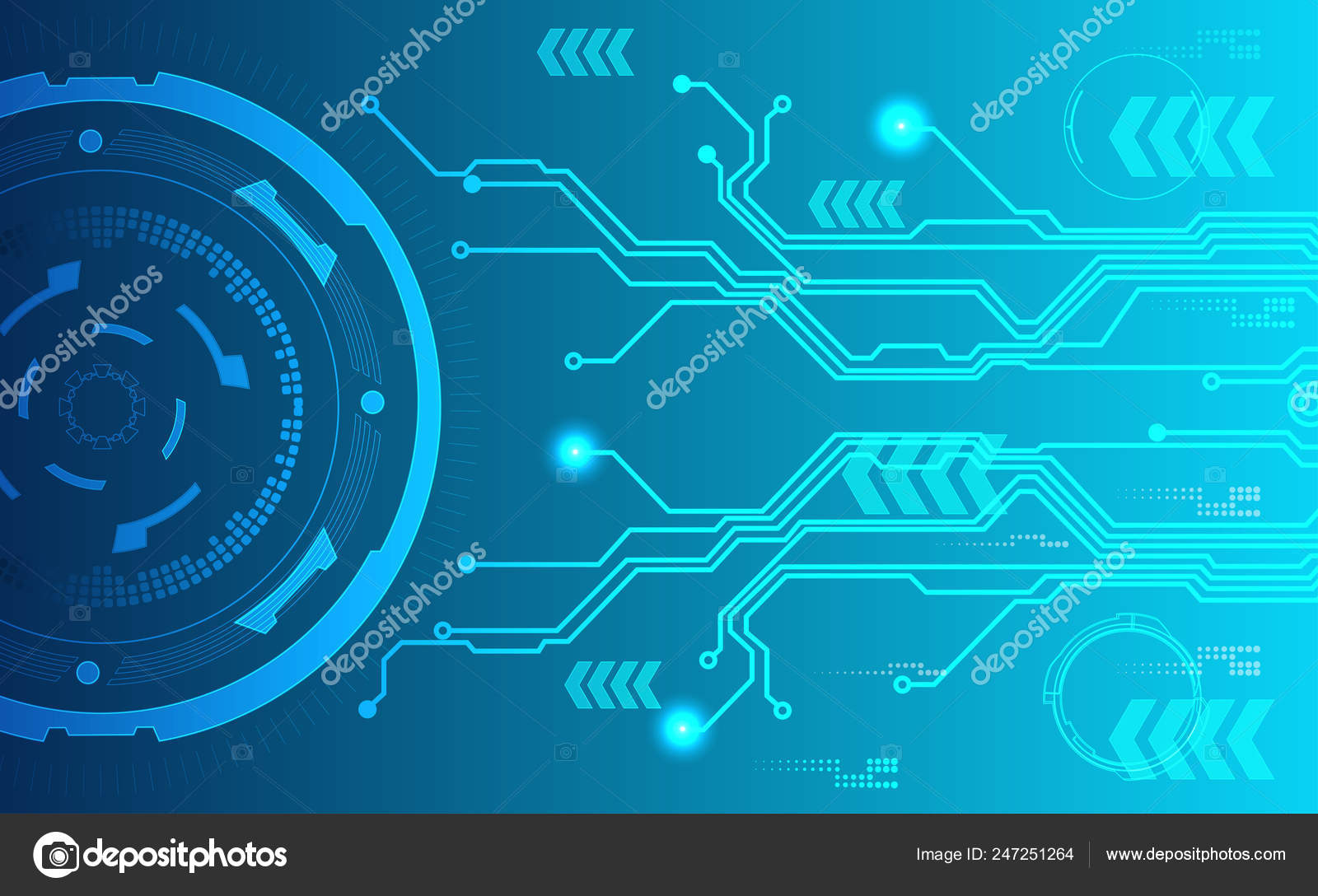 Detail Background Blue Tech Nomer 14