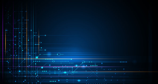 Detail Background Blue Tech Nomer 50