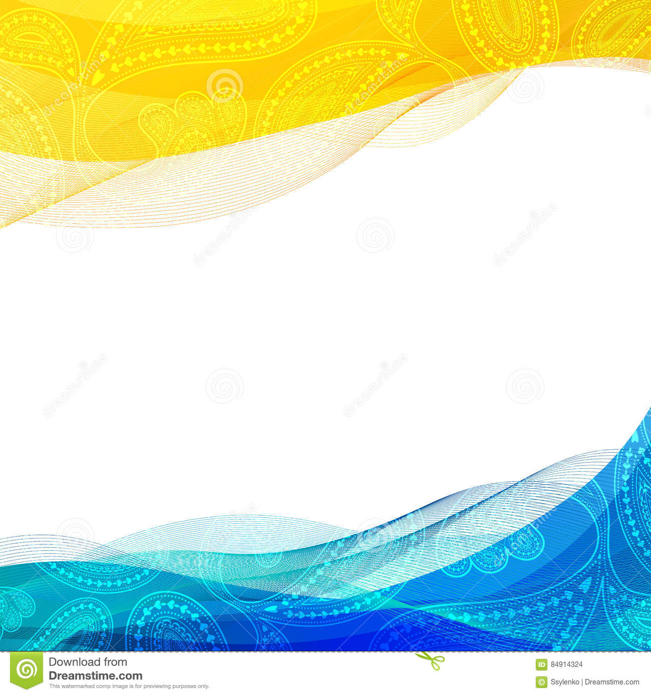 Detail Background Blue Yellow Nomer 44