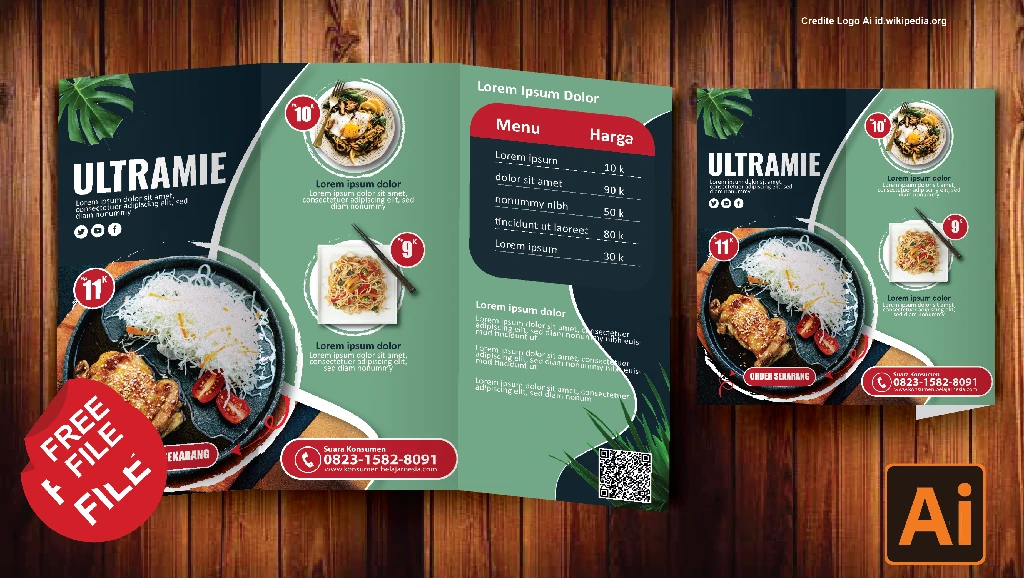 Detail Background Brosur Makanan Nomer 16