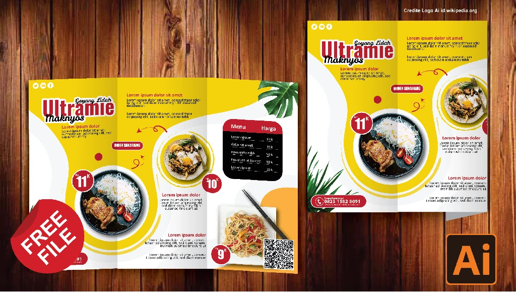 Detail Background Brosur Makanan Nomer 28