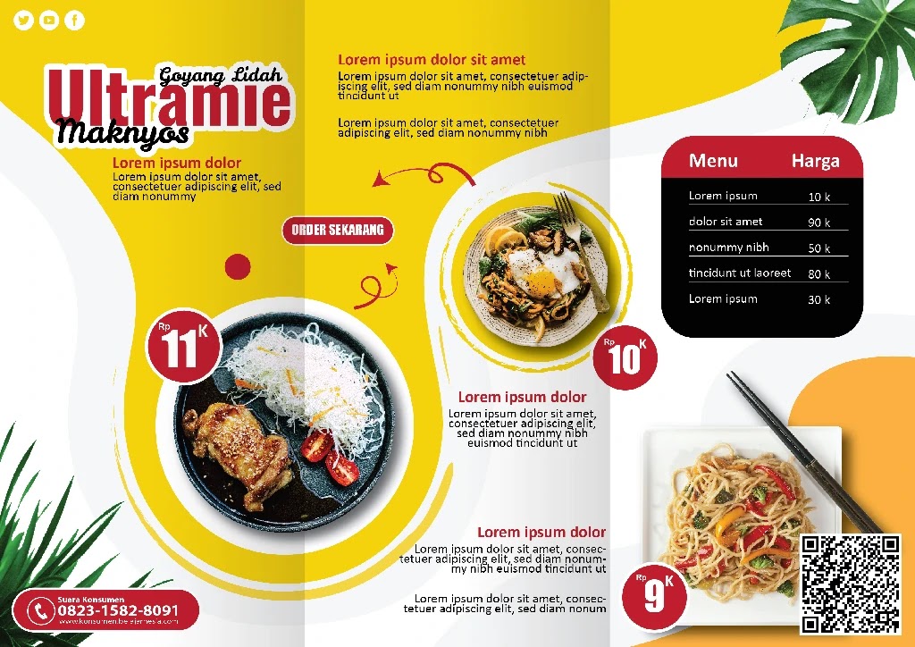 Detail Background Brosur Makanan Nomer 50