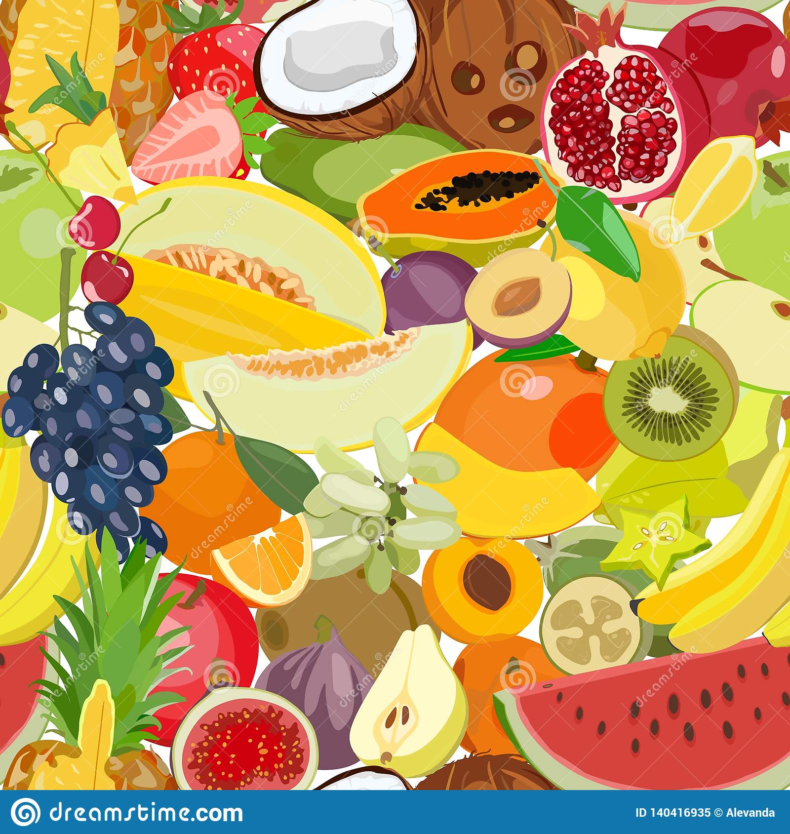 Detail Background Buah Vector Nomer 12