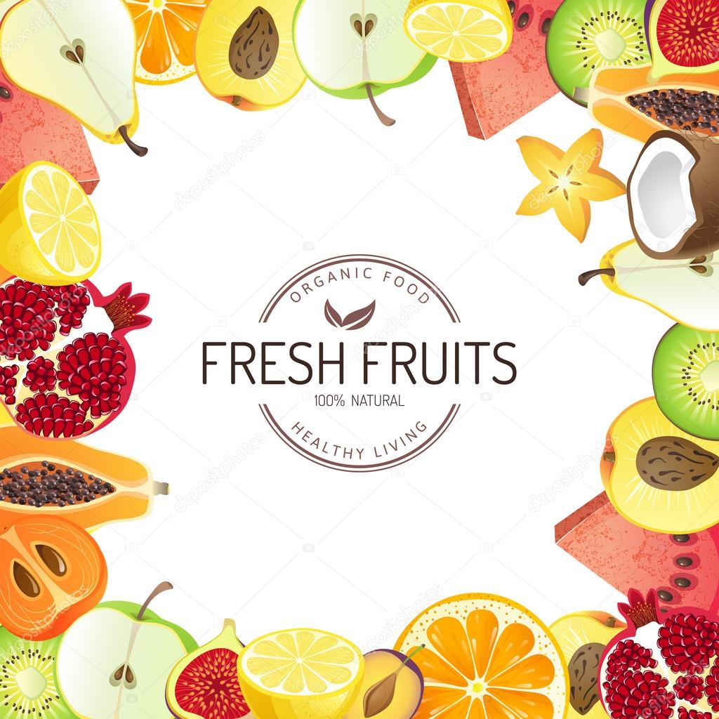 Detail Background Buah Vector Nomer 22