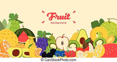Detail Background Buah Vector Nomer 32