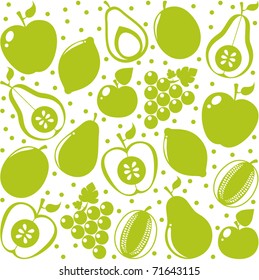 Detail Background Buah Vector Nomer 34