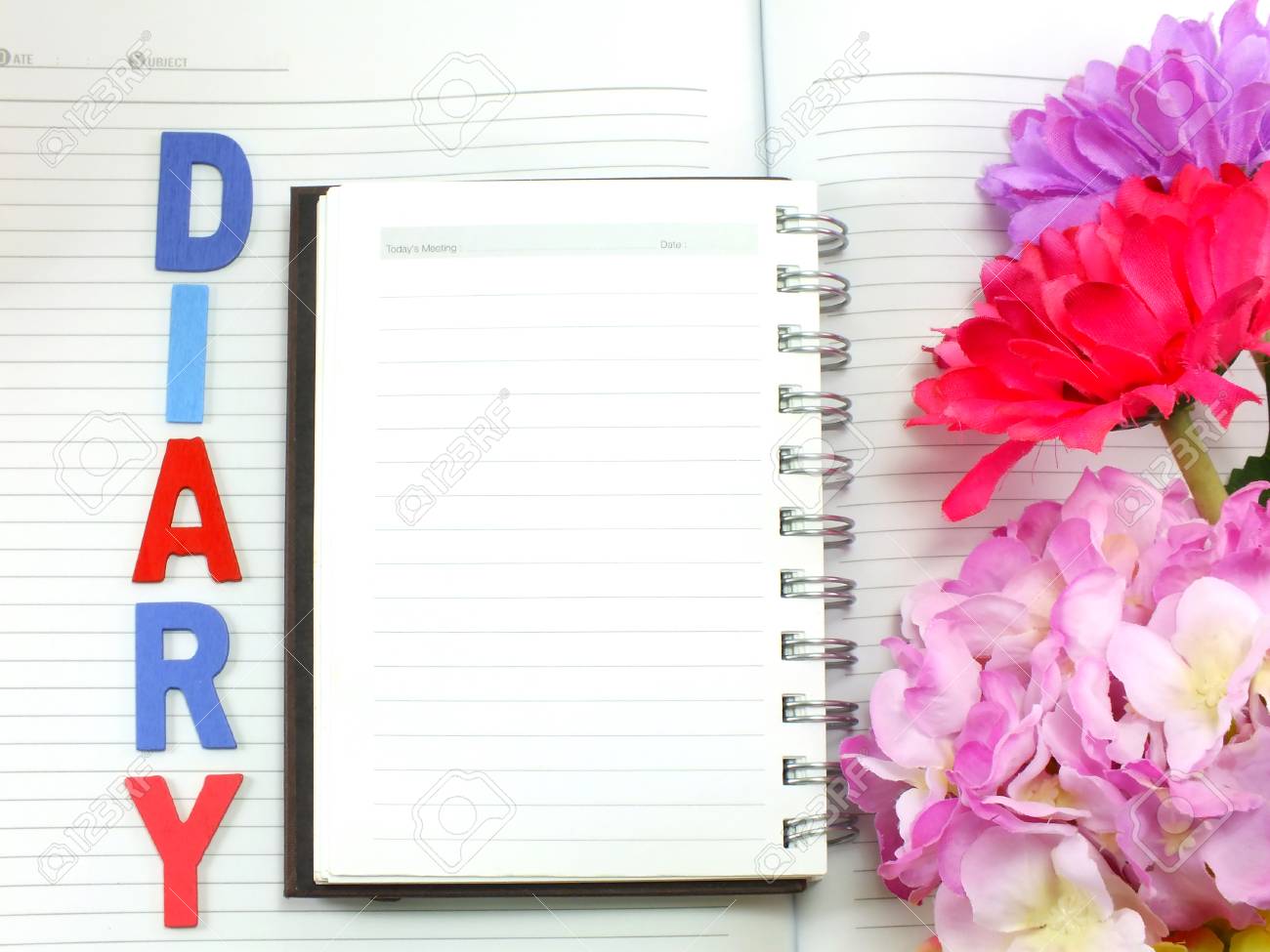 Detail Background Buku Diary Nomer 55