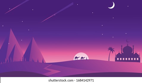 Detail Background Bulan Puasa Nomer 3