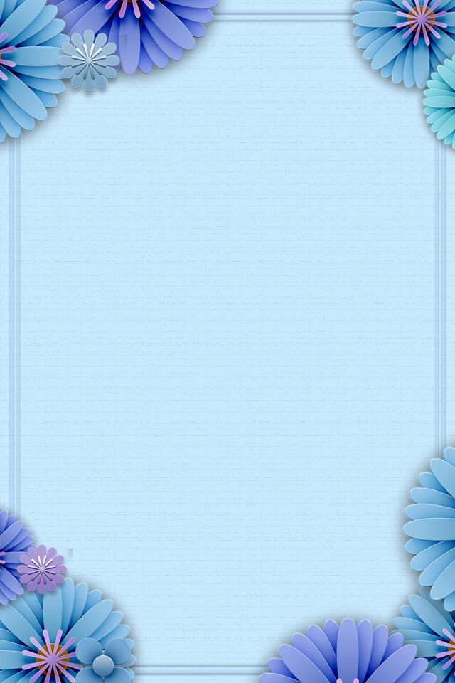 Background Bunga Biru - KibrisPDR
