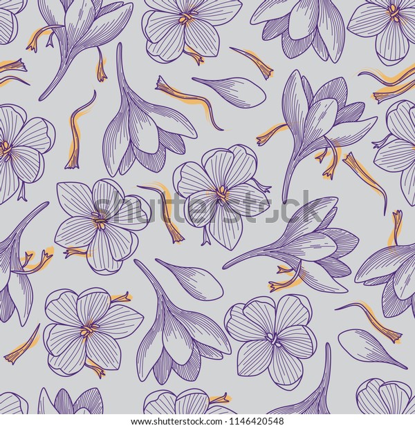 Detail Background Bunga Saffron Nomer 10