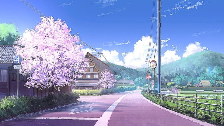 Detail Background Bunga Sakura Anime Nomer 41