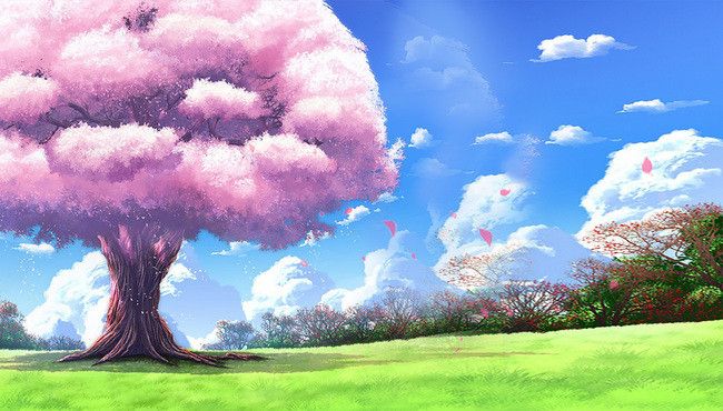 Detail Background Bunga Sakura Anime Nomer 43