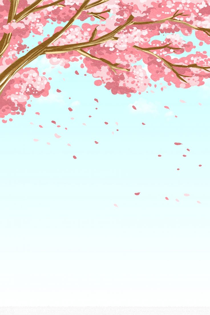 Detail Background Bunga Sakura Kartun Nomer 39
