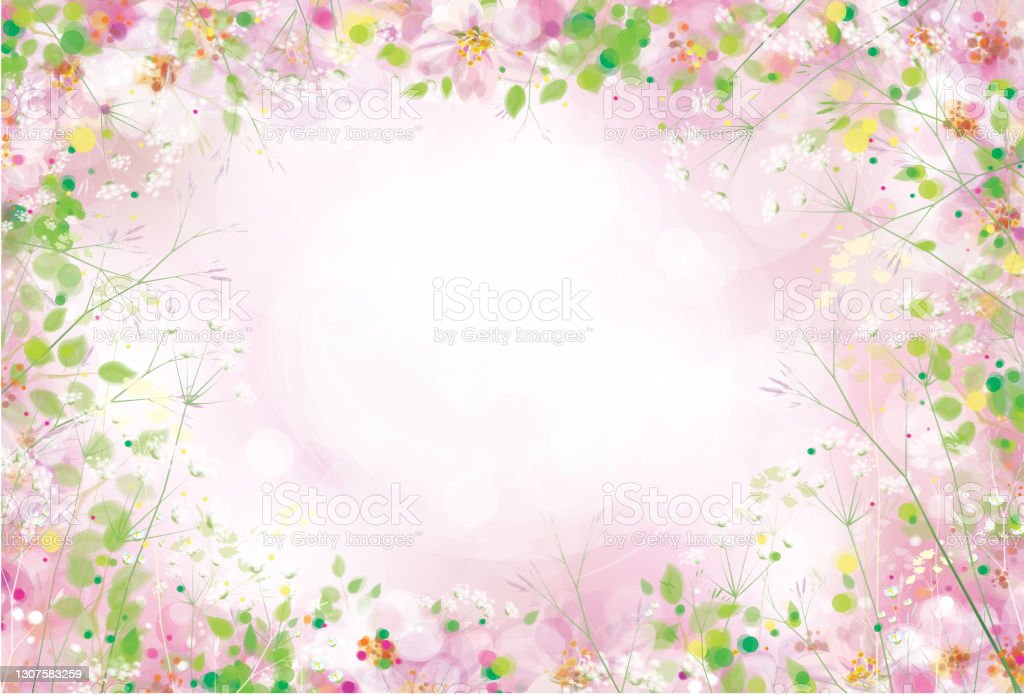 Detail Background Bunga Vector Pink Nomer 18