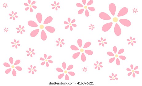 Detail Background Bunga Vector Pink Nomer 36