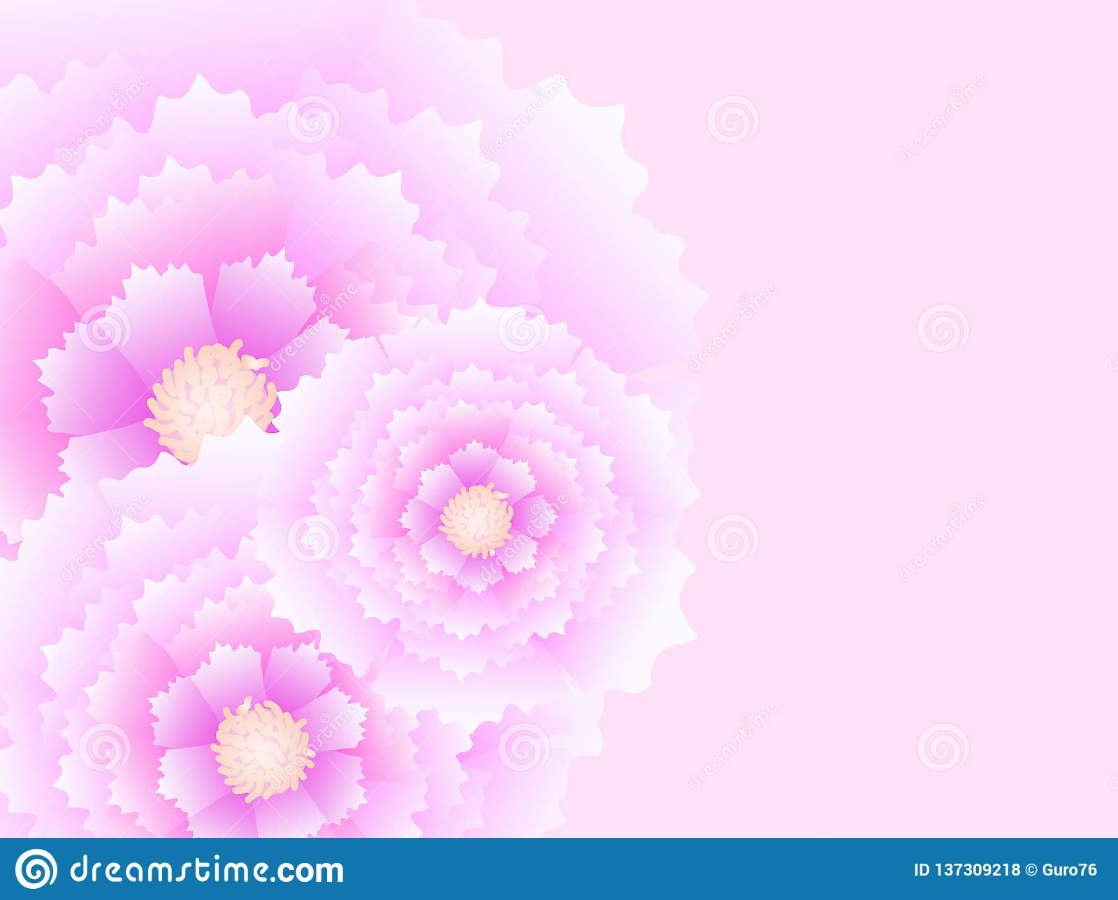 Detail Background Bunga Vector Pink Nomer 48