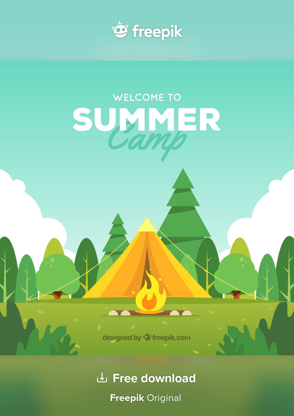 Detail Background Camping Vector Nomer 34