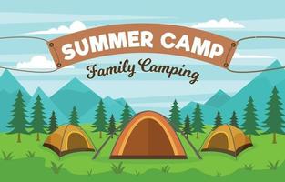 Detail Background Camping Vector Nomer 5