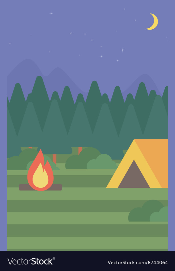 Detail Background Camping Vector Nomer 54