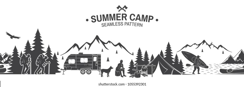 Detail Background Camping Vector Nomer 56