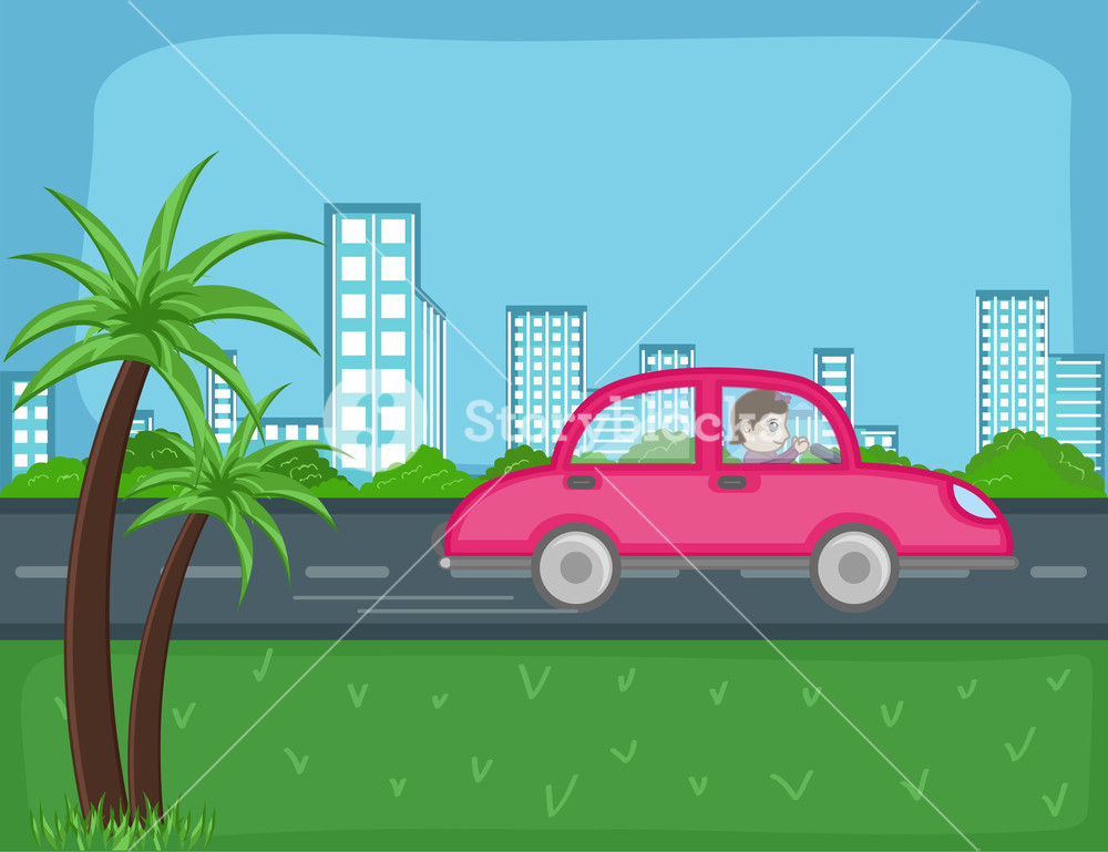 Detail Background Car Cartoon Nomer 42