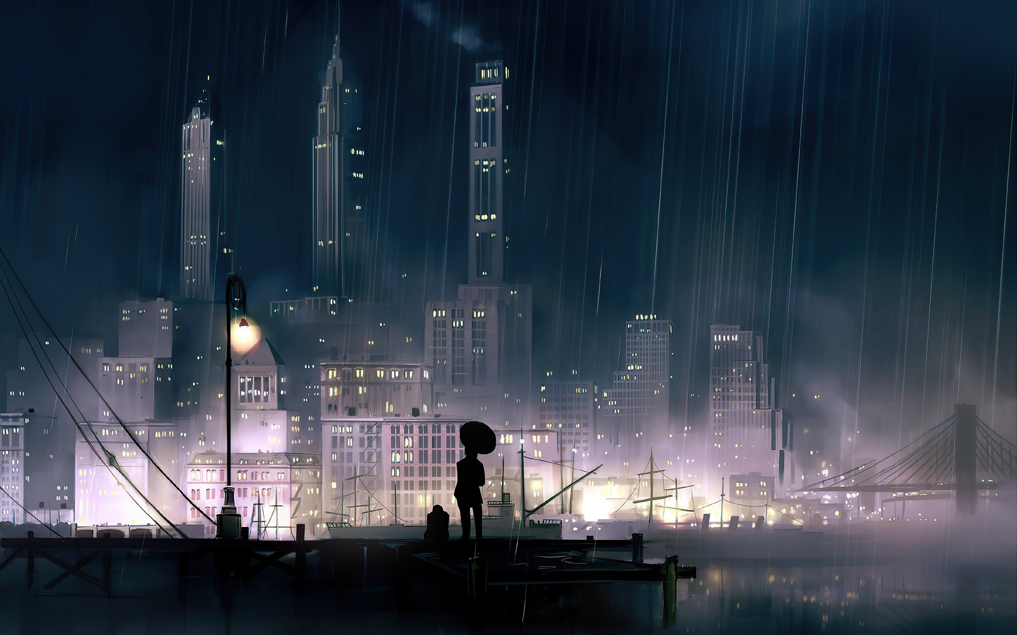 Detail Background City Night Nomer 38