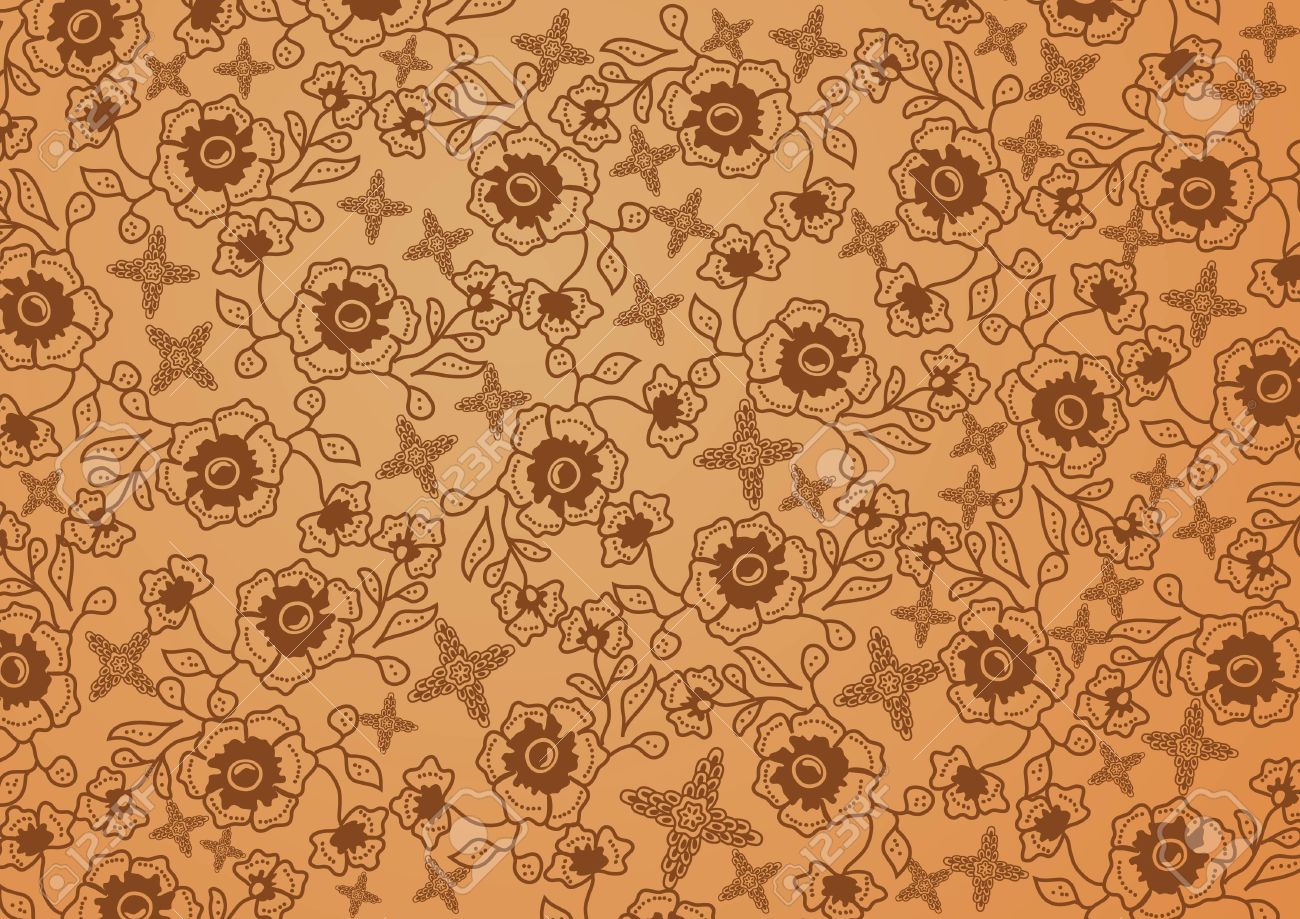 Detail Background Coklat Batik Nomer 2