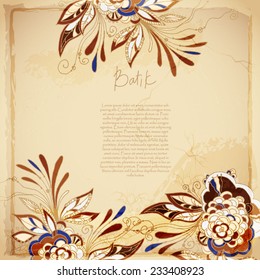 Detail Background Coklat Batik Nomer 53