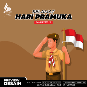 Detail Background Coklat Pramuka Nomer 8