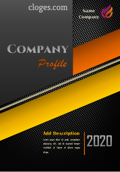 Detail Background Company Profile Free Nomer 2