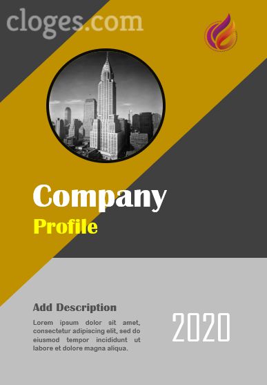 Detail Background Company Profile Free Nomer 40