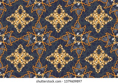 Detail Background Corak Batik Nomer 20