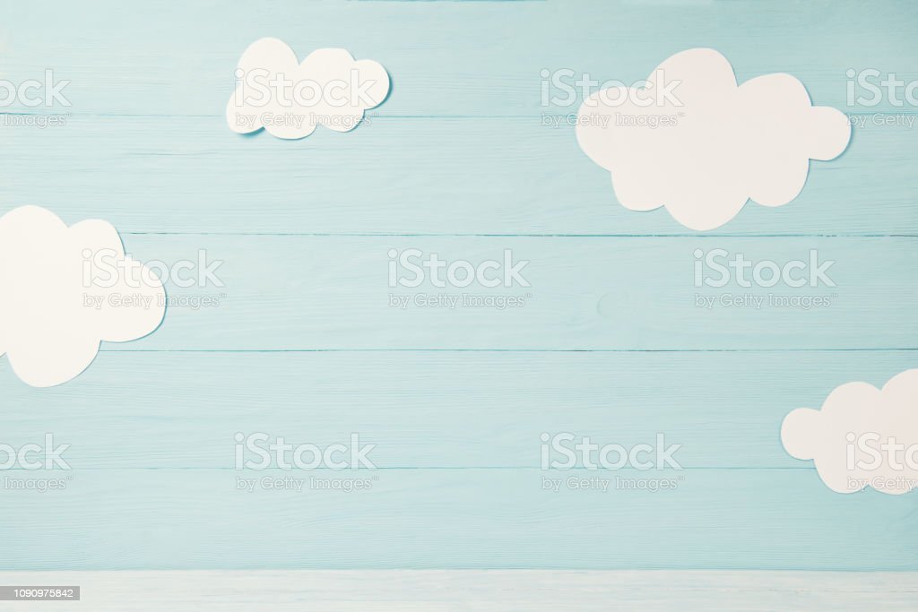 Detail Background Cute Blue Nomer 45