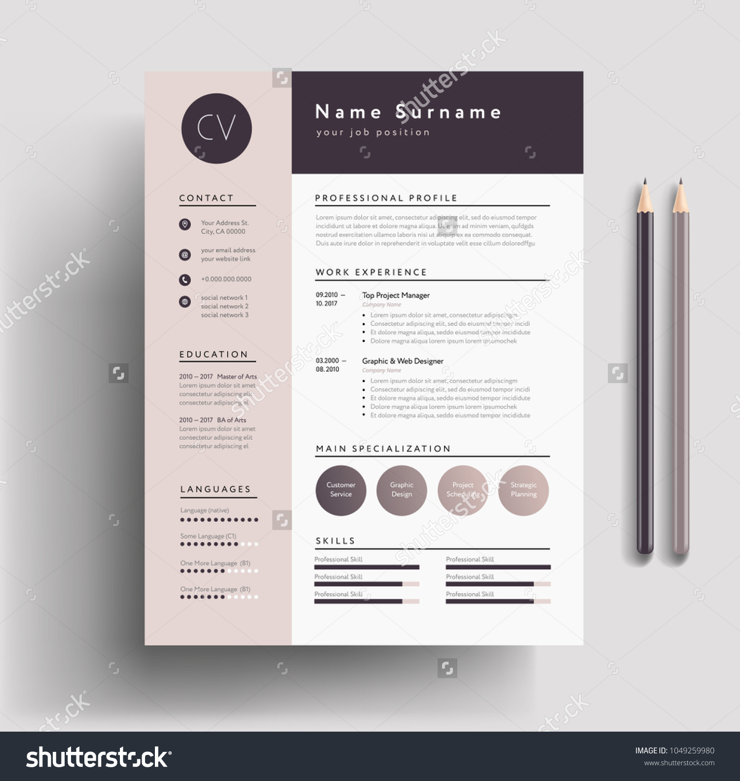 Detail Background Cv Design Nomer 27