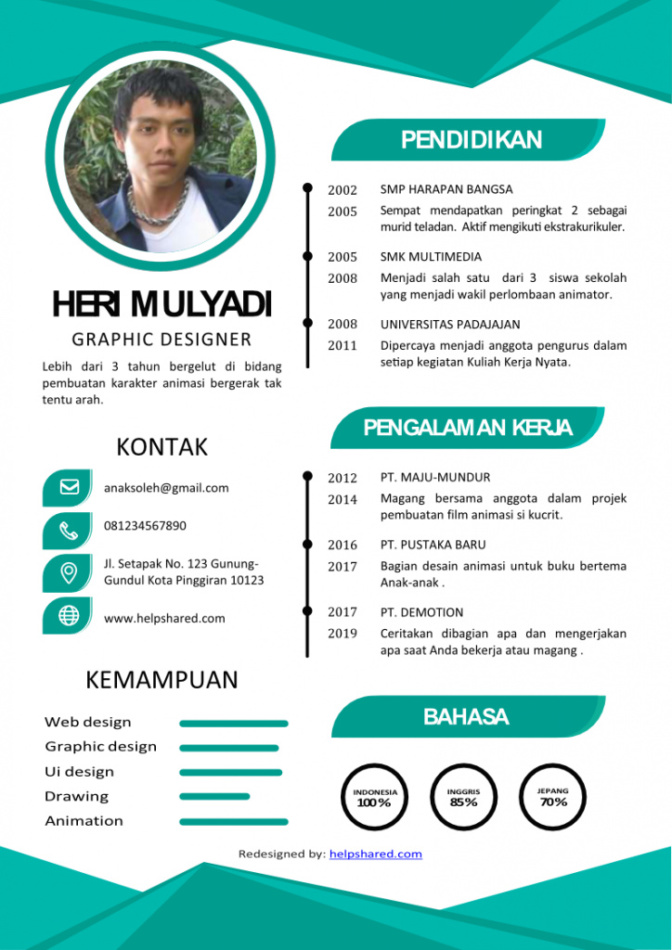 Detail Background Cv Menarik Nomer 19