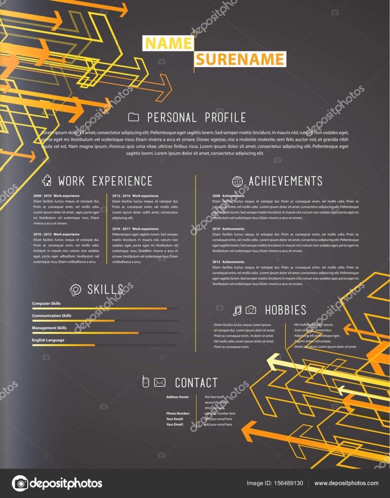 Detail Background Cv Simple Nomer 14