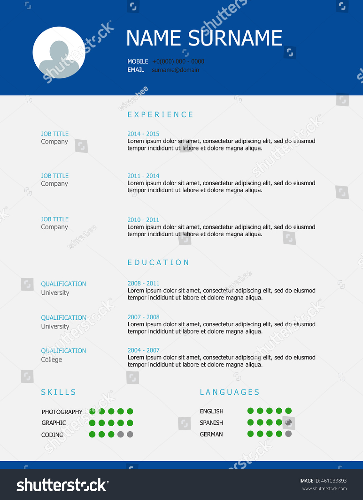 Detail Background Cv Simple Nomer 20