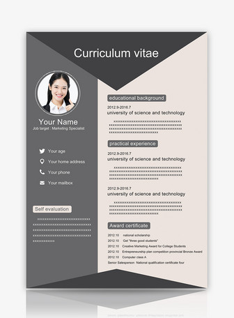 Detail Background Cv Simple Nomer 23