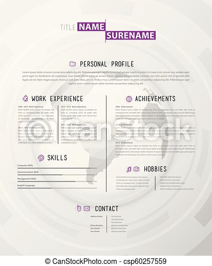 Detail Background Cv Simple Nomer 47