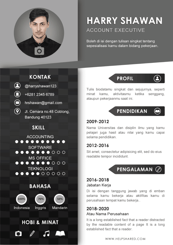 Detail Background Cv Yang Menarik Nomer 10