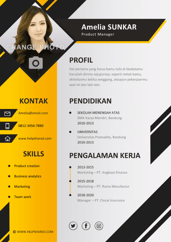 Detail Background Cv Yang Menarik Nomer 23