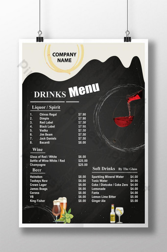 Detail Background Daftar Menu Minuman Nomer 22